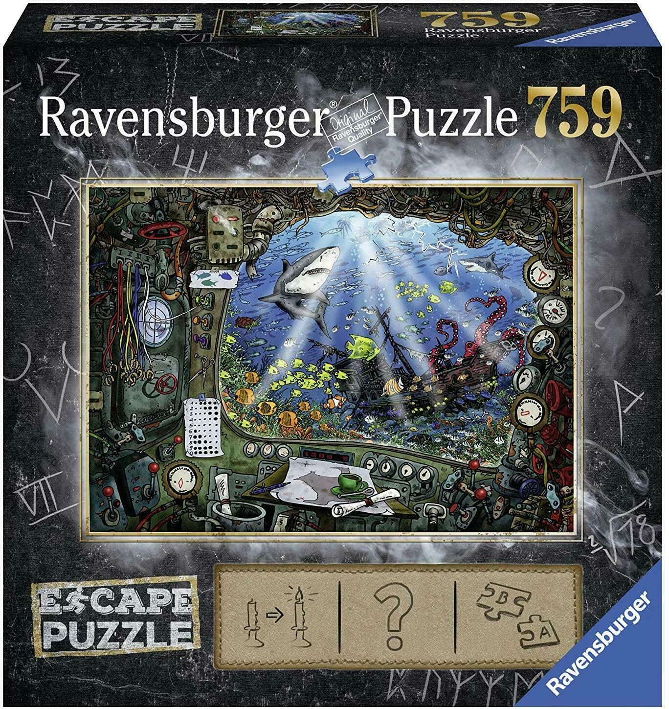 Escape Puzzle: Sous L'Eau Cover 3d