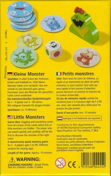 Kleine Monster Back