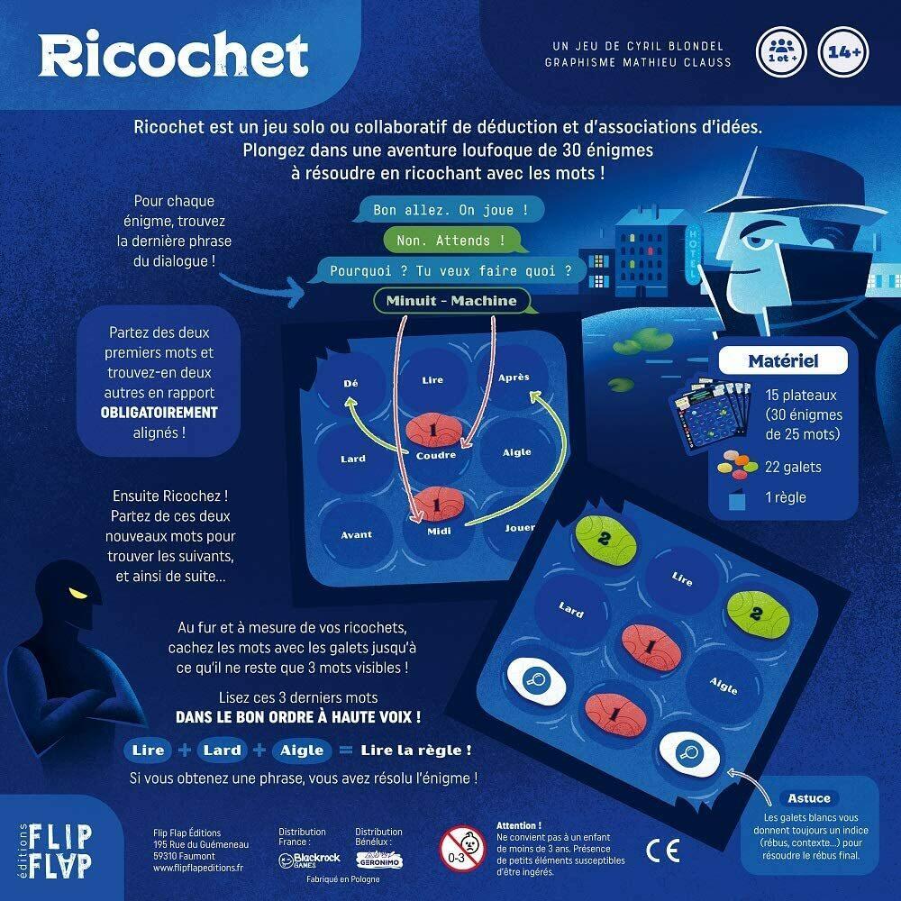 Ricochet 2: Le Profil de l'Homme sans Visage Back