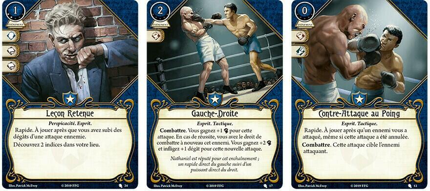 Horreur à Arkham: Le Jeu de Cartes - Nataniel Cho Cartes