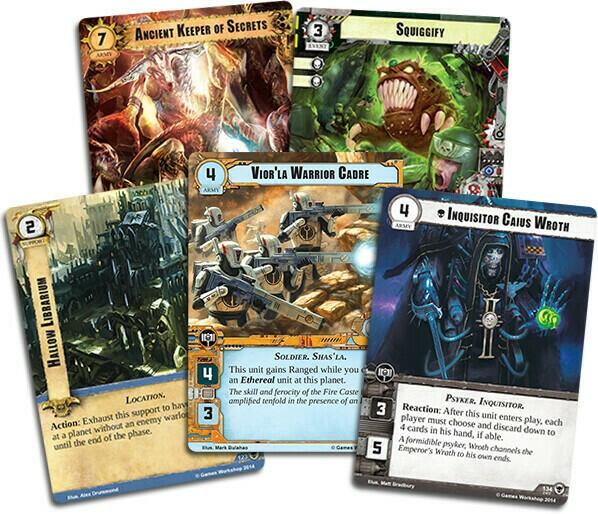 Warhammer 40,000: Conquest - Les Descendants d'Isha Cartes