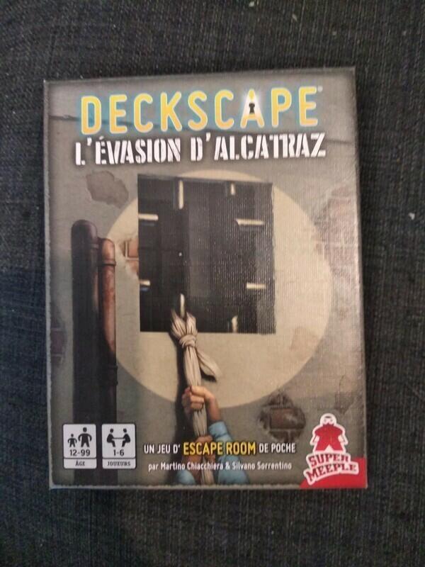 Deckscape: L'Évasion d'Alcatraz Cover 3d