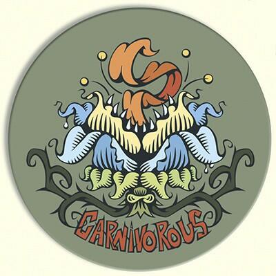 Skull & Roses Red Carnivorous