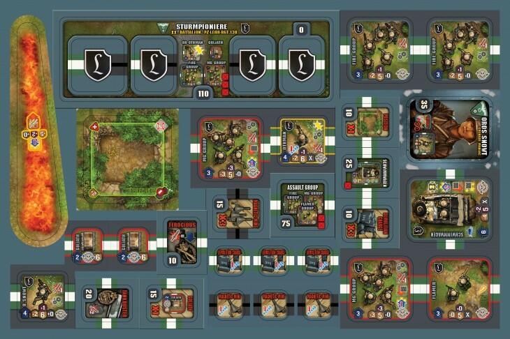 Heroes of Normandie: German Army Box Tuiles