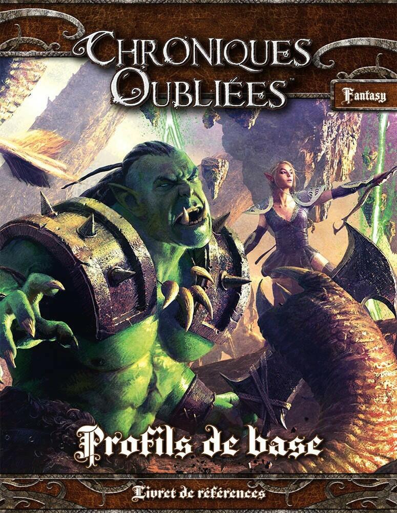 Chroniques Oubliées: Fantasy - Profils de Base Cover