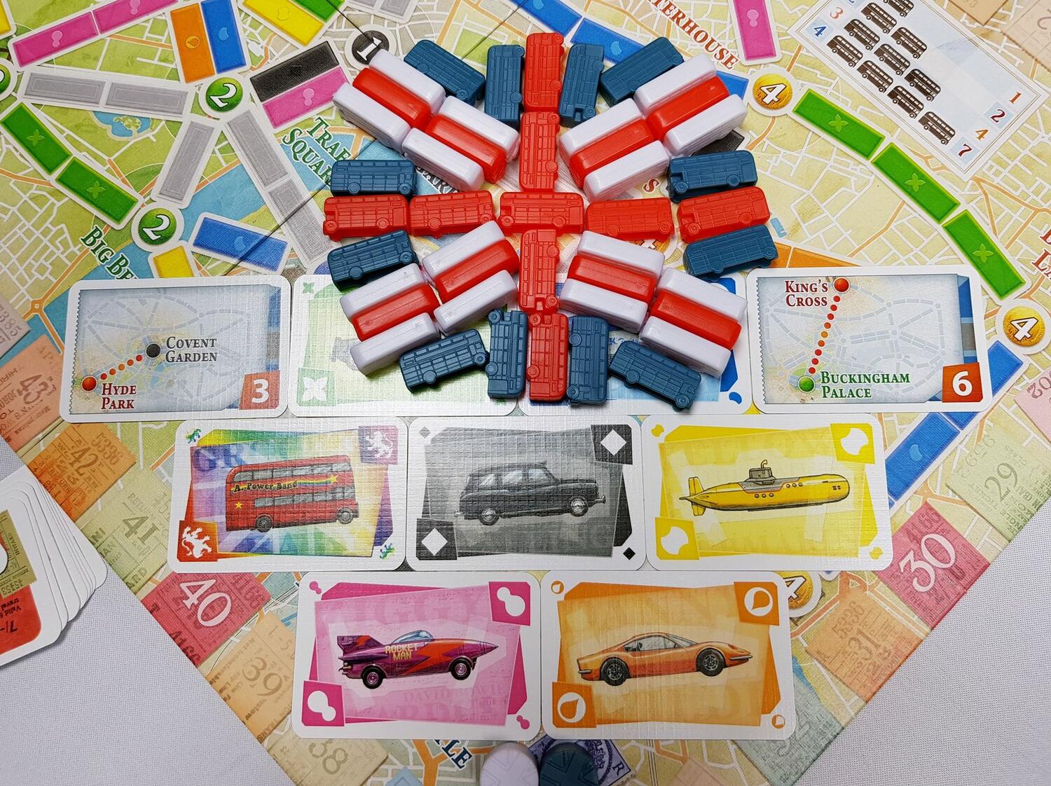 Les Aventuriers du Rail: Londres Zoom