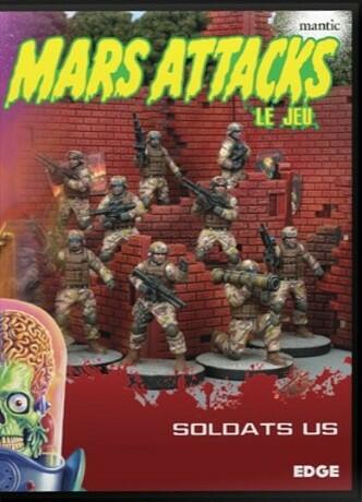 Mars Attacks: Le Jeu - Soldats US Cover
