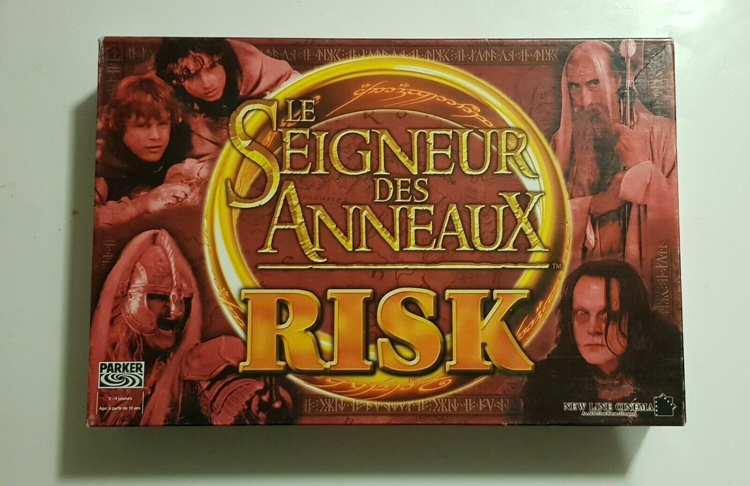 Risk: Le Seigneur des Anneaux Cover 3d