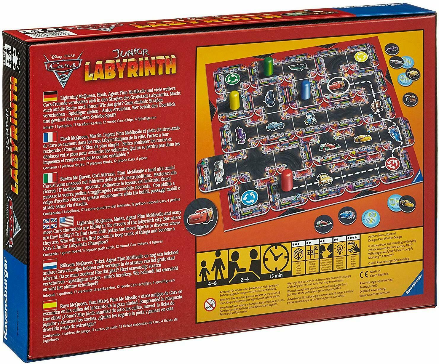 Labyrinth: Junior - Cars 2 Back 3d