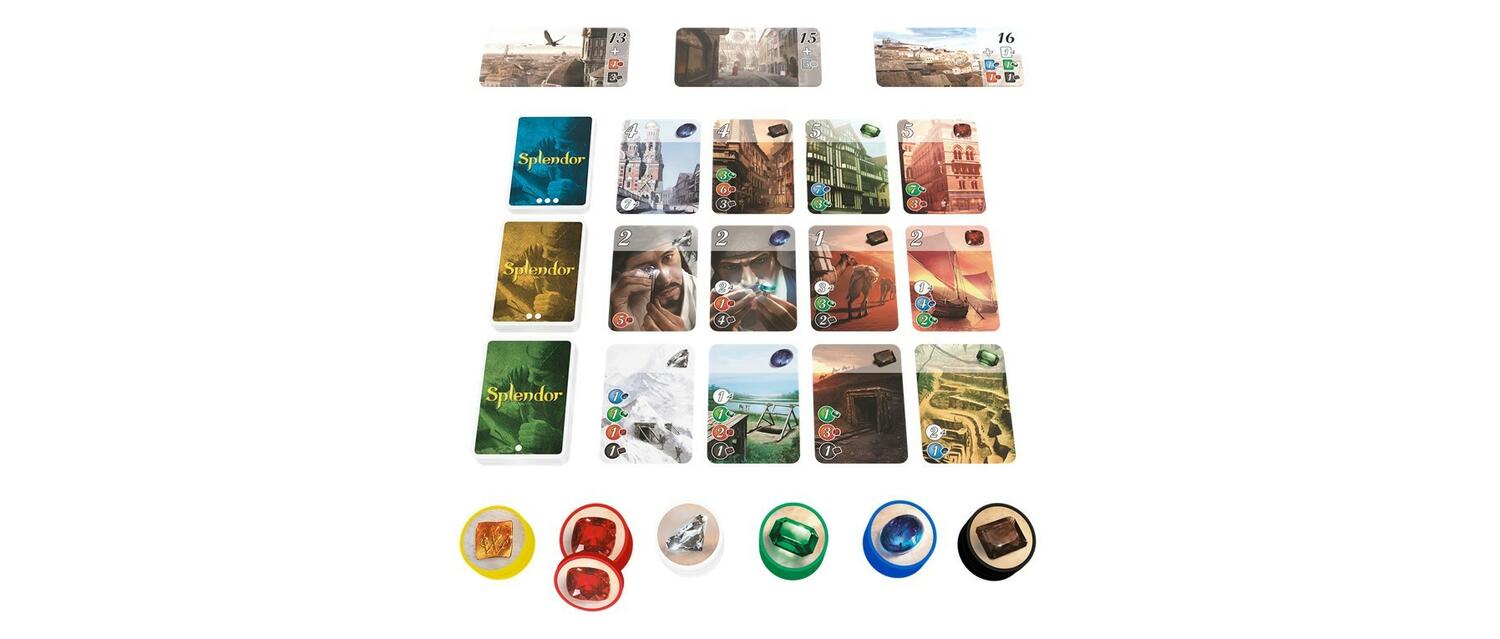 Les Cités de Splendor Cartes