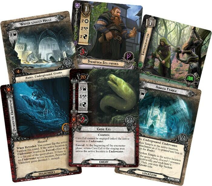 Le Seigneur des Anneaux: Le Jeu de Cartes - Les Ruines Immergées Cartes