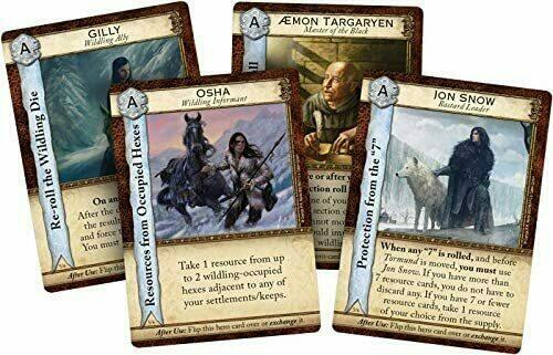 A Game of Thrones: Catan - Brotherhood of the Watch - 5-6 Player Cards