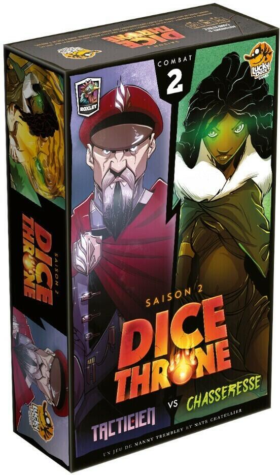 Dice Throne: Saison 2 - Tacticien vs Chasseresse Cover 3d