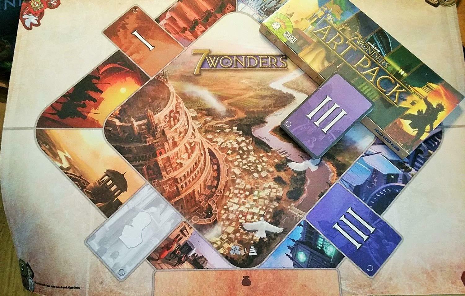 7 Wonders: Playmat Zoom
