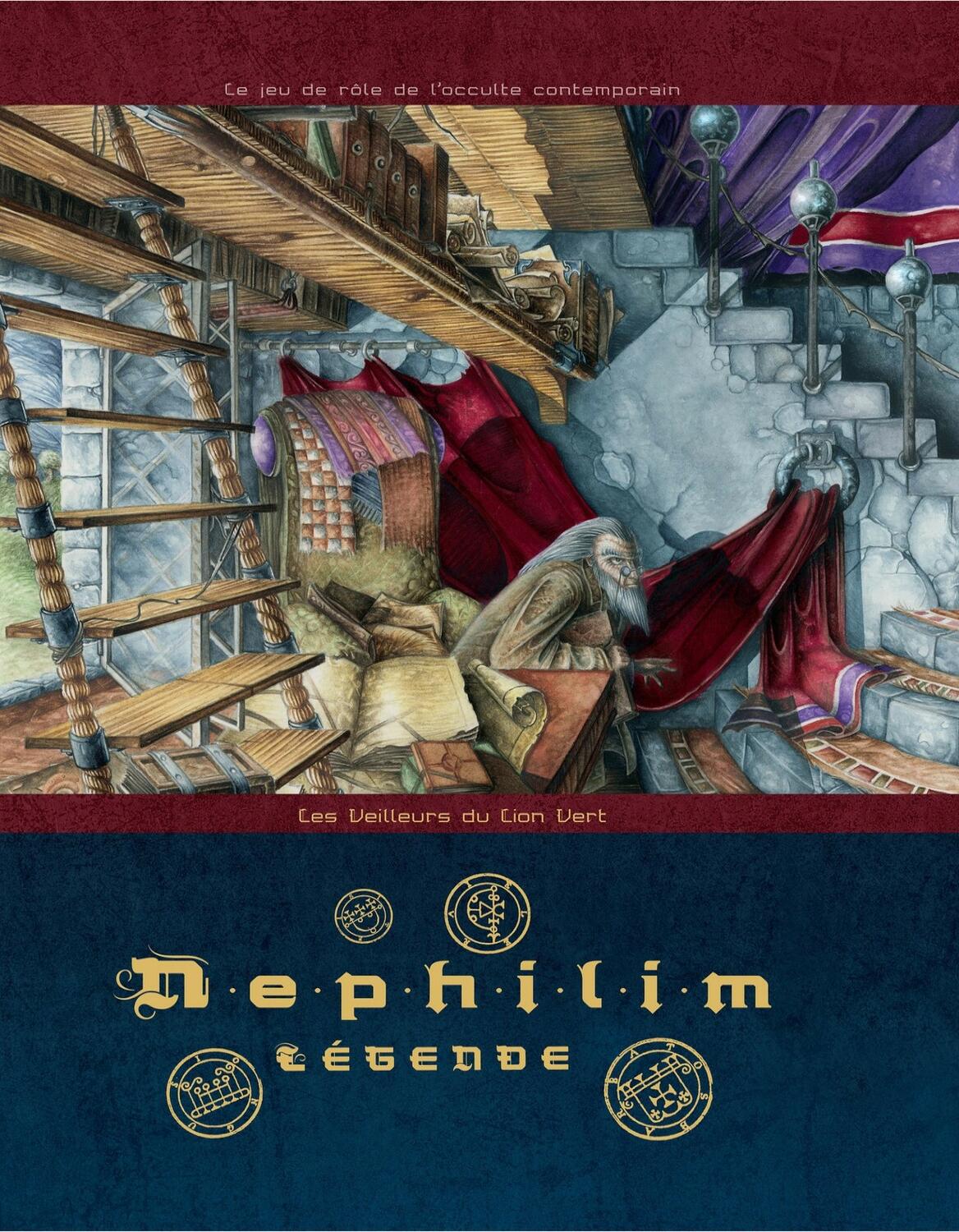 Nephilim: Légende - Les Veilleurs du Lion Vert Cover