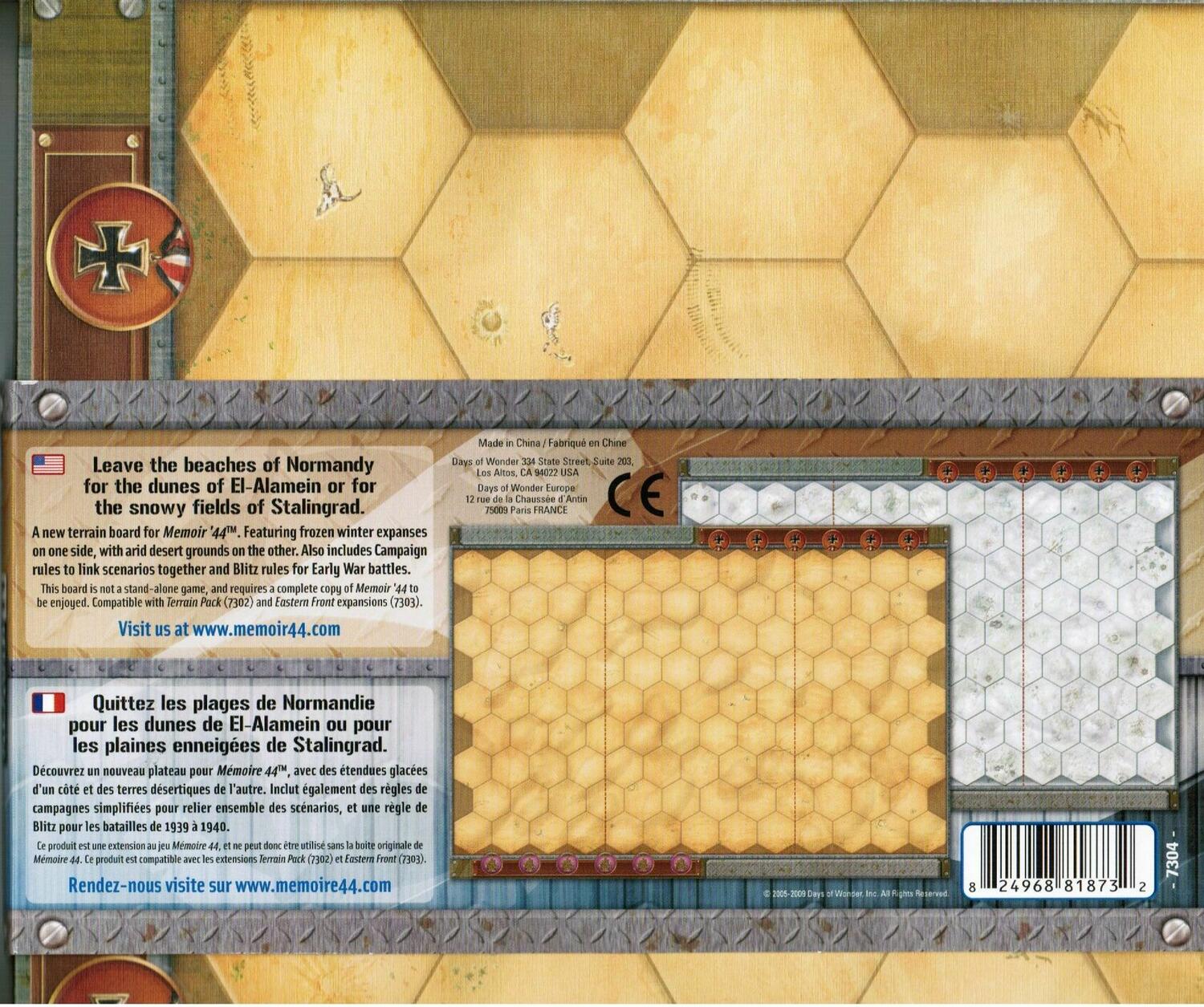 Mémoire 44: Plateau Hiver/Désert Back