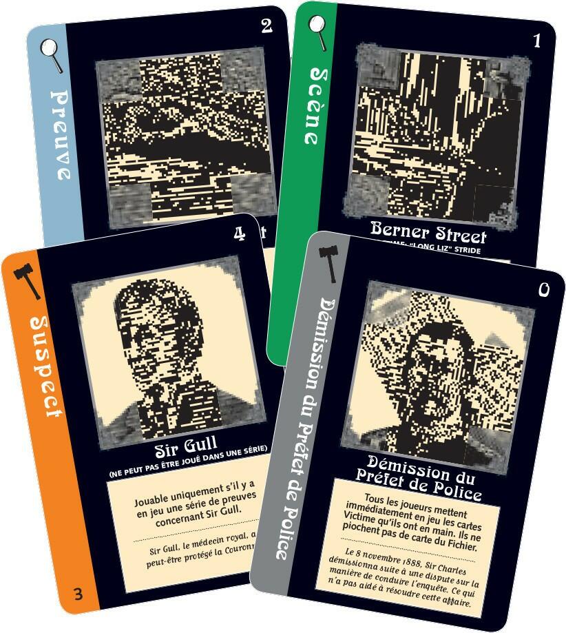Mystérami: Jack L'Éventreur Cartes