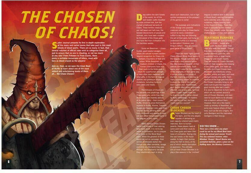 Blood Bowl: Le Jeu de Football Fantastique - Almanach 2018 Pages