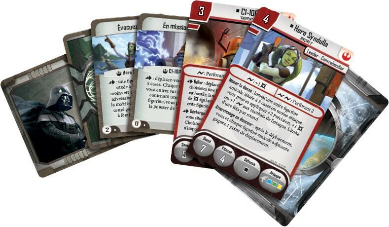 Star Wars: Assaut sur l'Empire - Hera Syndulla et C1-10P Cartes