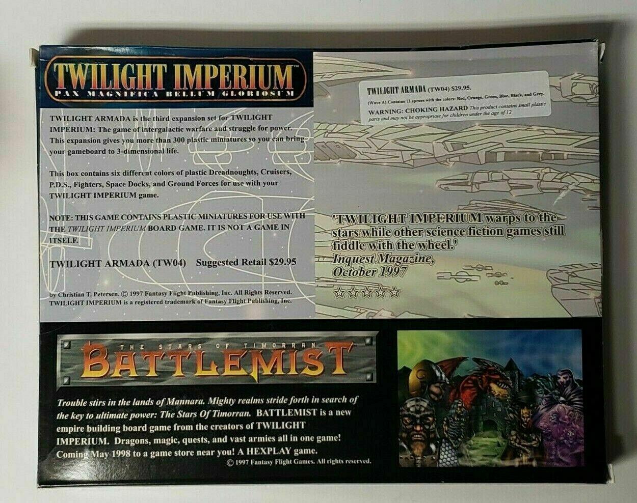 Twilight Imperium: Twilight Armada Back