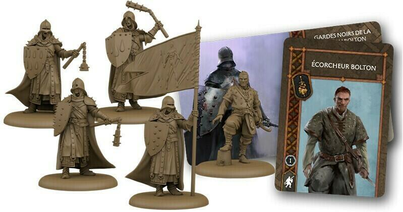 Le Trône de Fer: Le Jeu de Figurines - Gardes Noirs Bolton Eclate