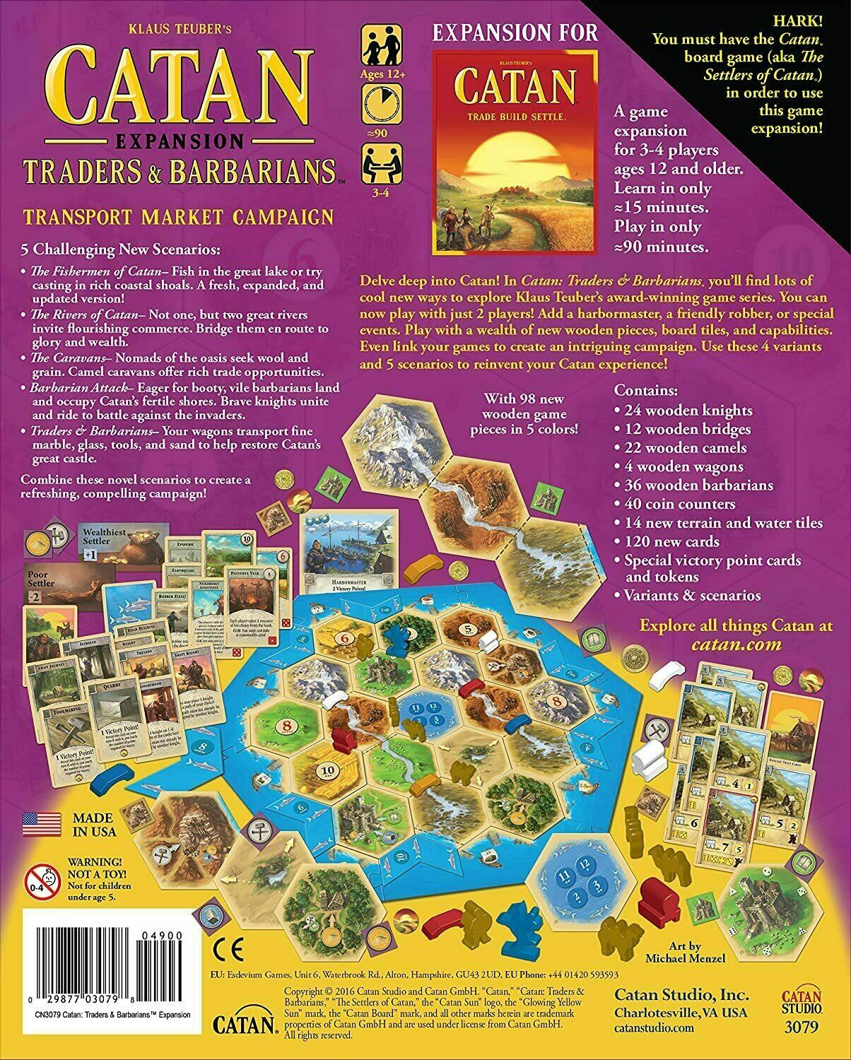 Catan: Traders & Barbarians Back
