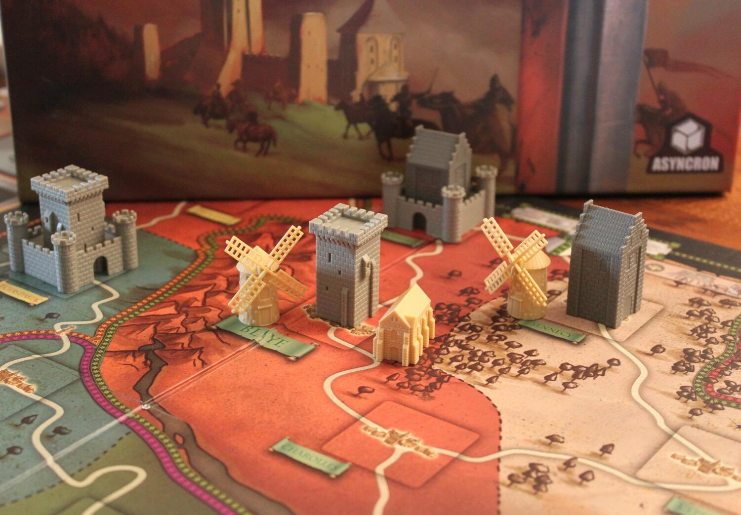 Fief: France 1429 - Bâtiments Figurines