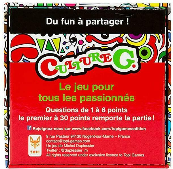 Family Quizz: Culture G Back