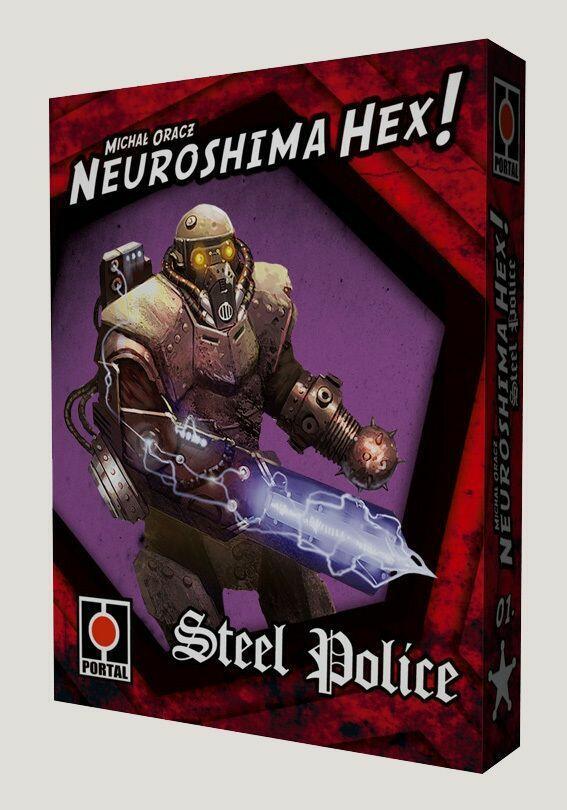 Neuroshima Hex ! Steel Police Cover 3d