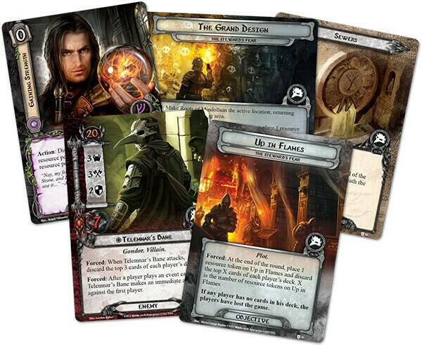 Le Seigneur des Anneaux: Le Jeu de Cartes - Les Craintes de l'Intendant Cartes