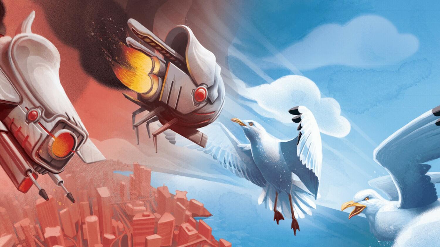 Drones Vs Goélands Artwork