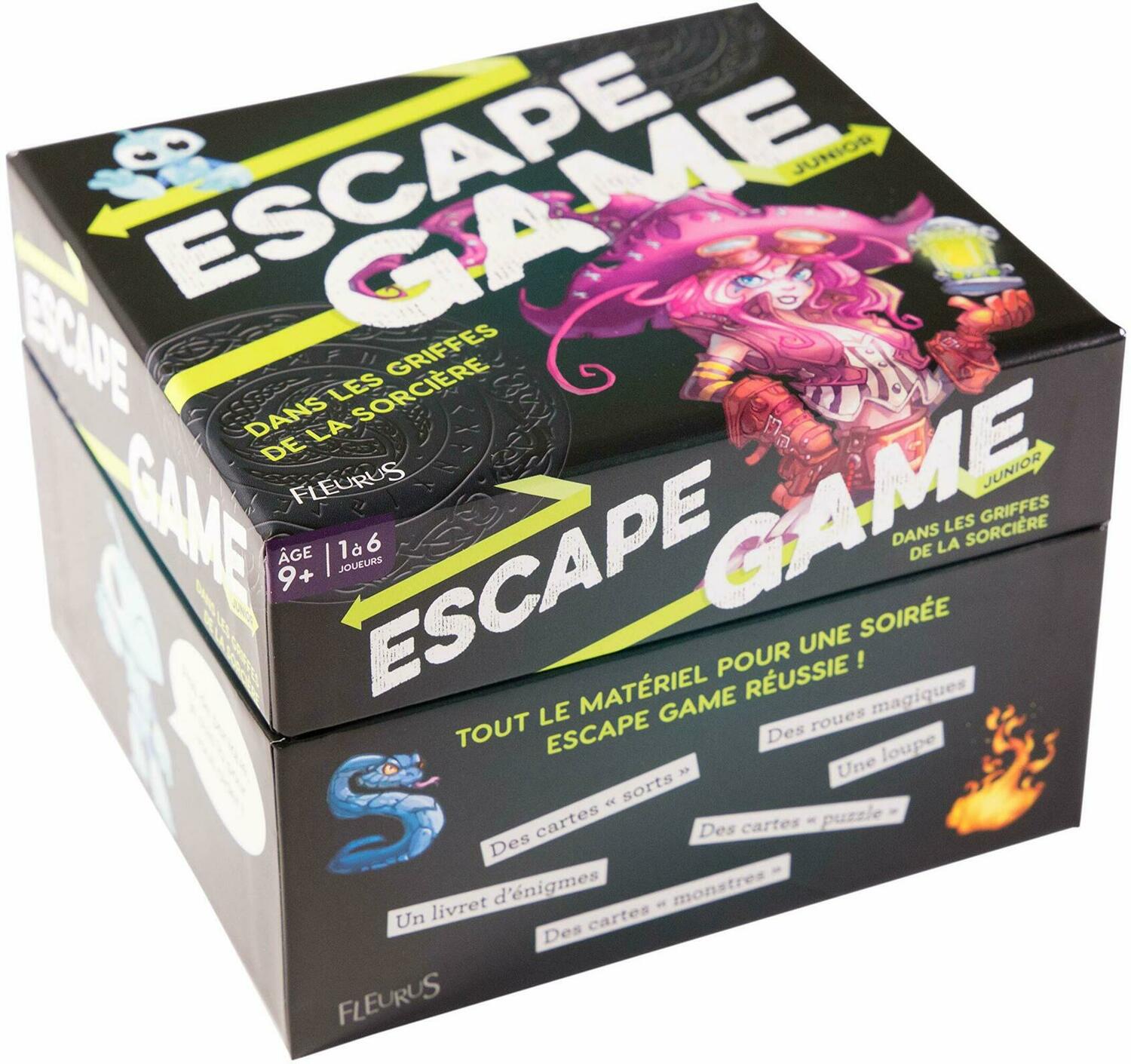 Escape Game: Junior - Dans les Griffes de la Sorcière Cover 3d