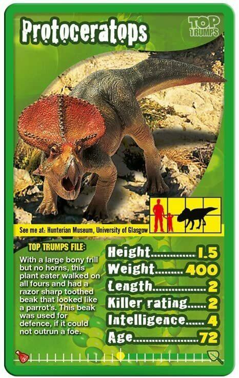 Top Trumps: Dinosaures Carte