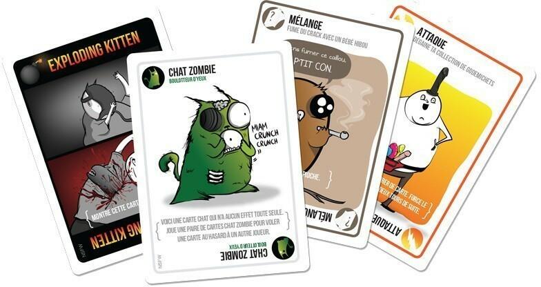 Exploding Kittens NSFW Cartes