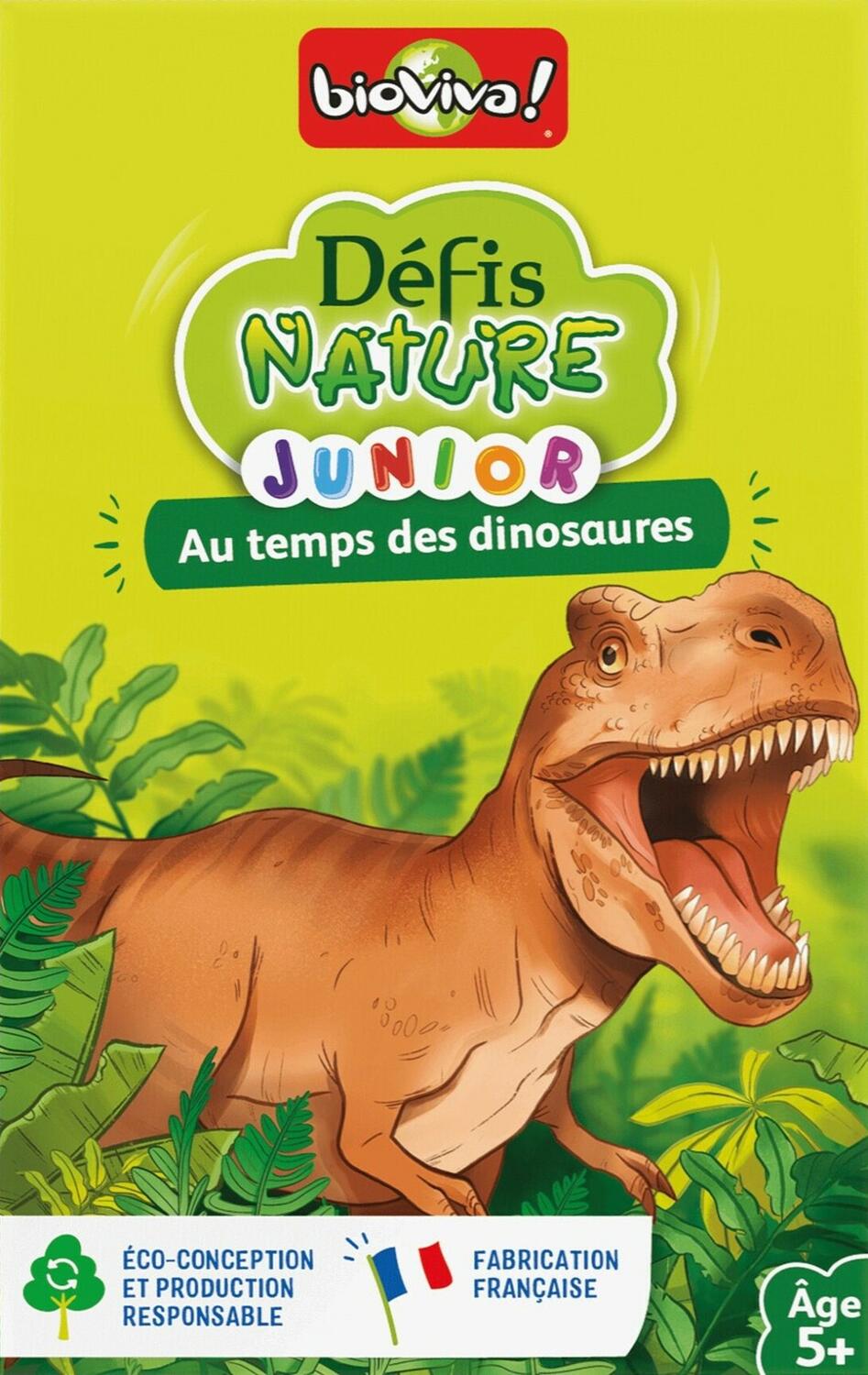 Défis Nature: Junior - Au Temps des Dinosaures Cover