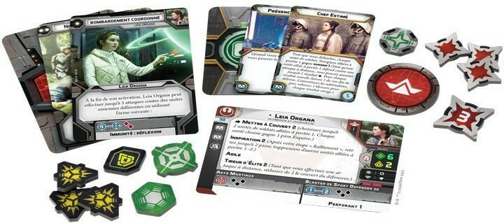 Star Wars: Légion - Leia Organa Eclate