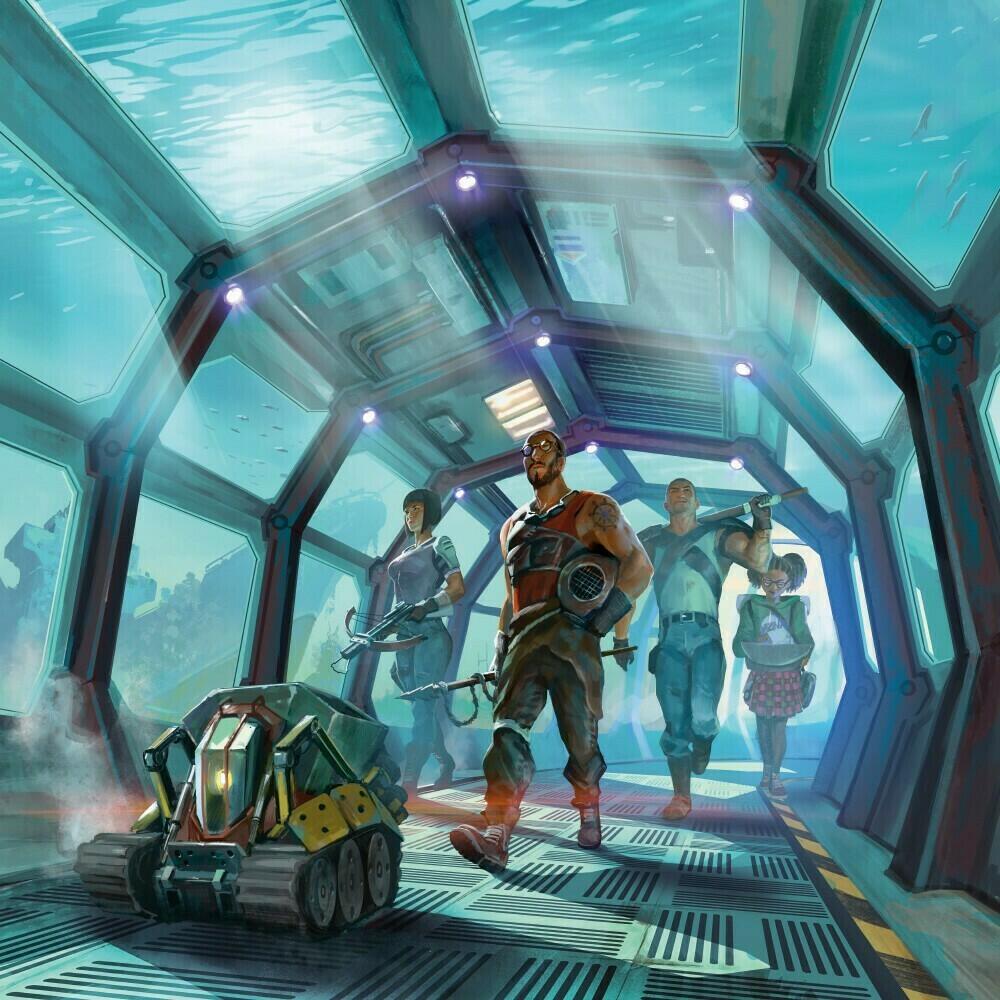 Outlive: Underwater Artwork