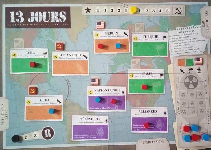 13 Jours: La Crise des Missiles de Cuba 1962 Plateau