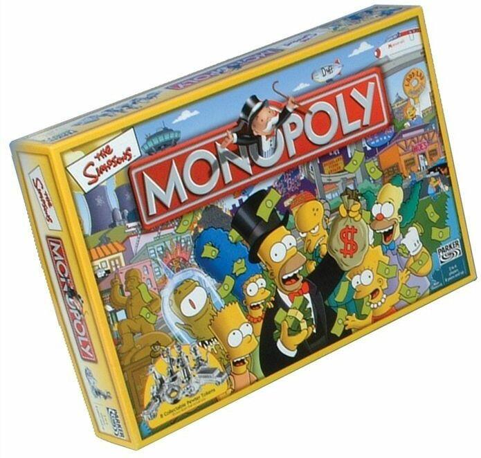 Monopoly: The Simpsons Cover 3d