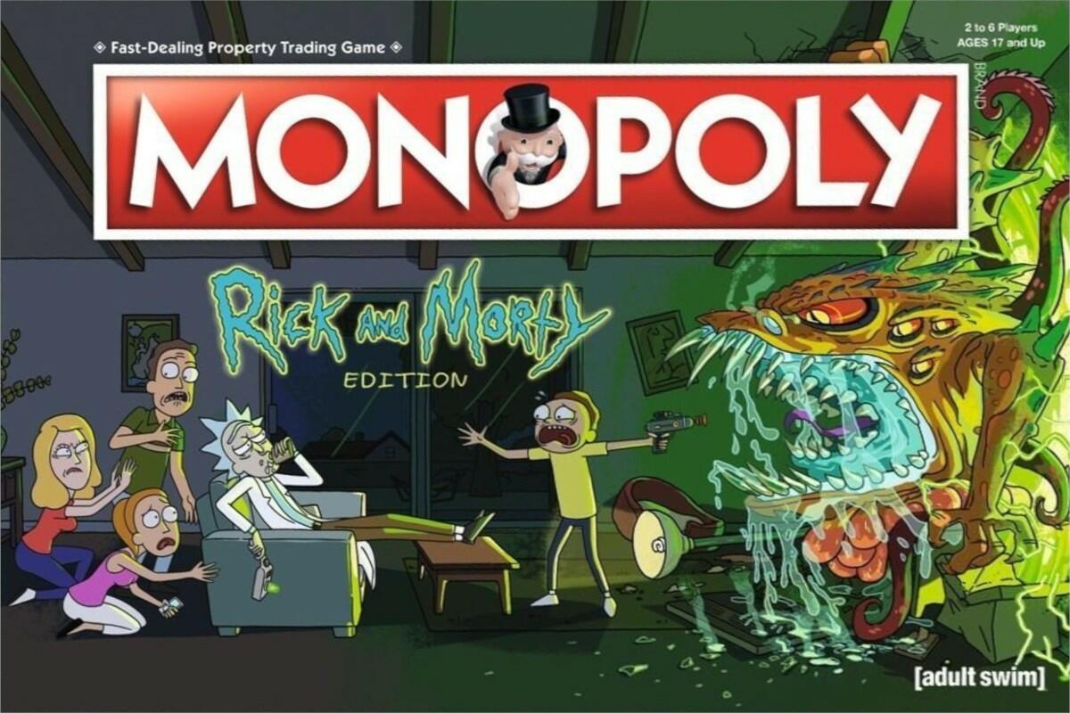 Monopoly: Rick and Morty Cover
