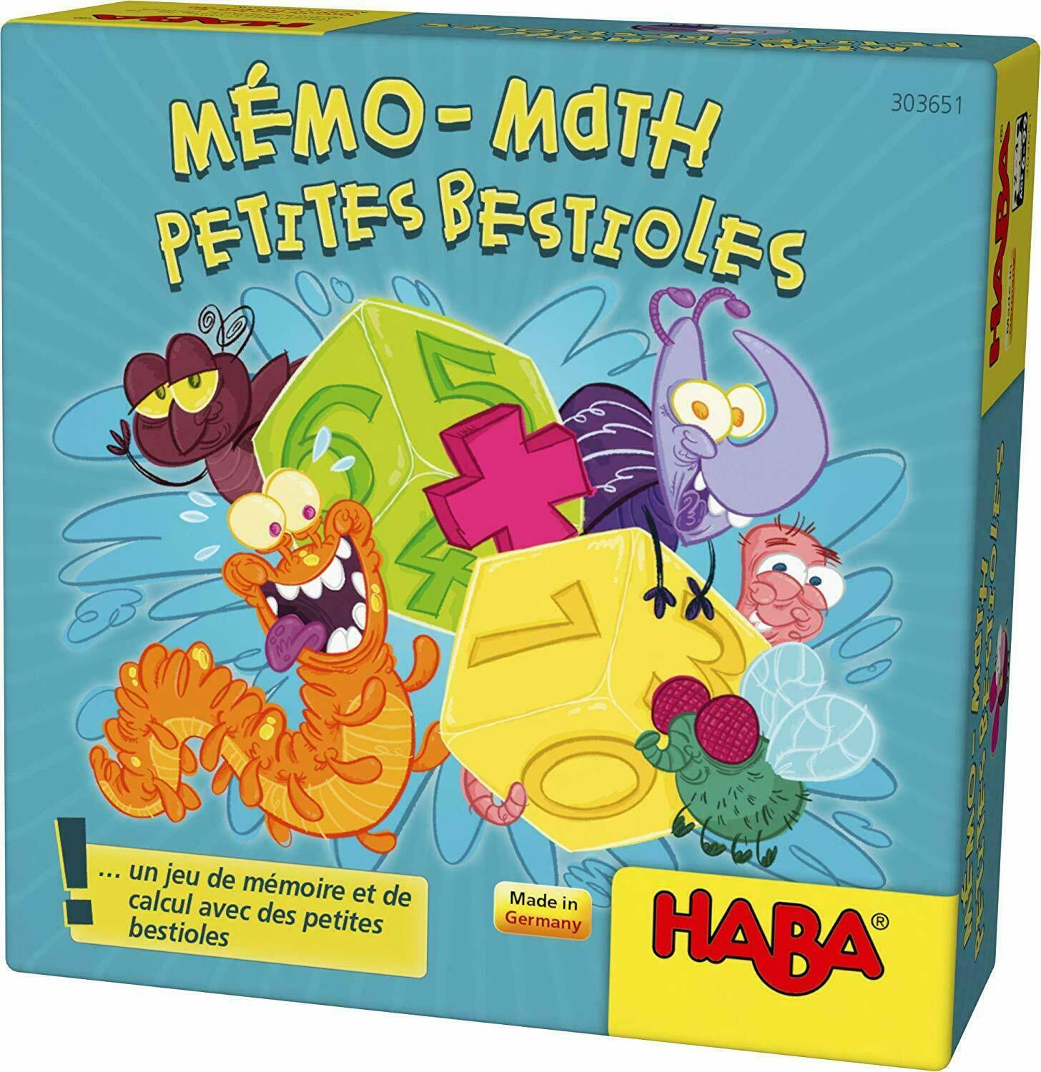 Mémo-Math: Petites Bestioles Cover 3d
