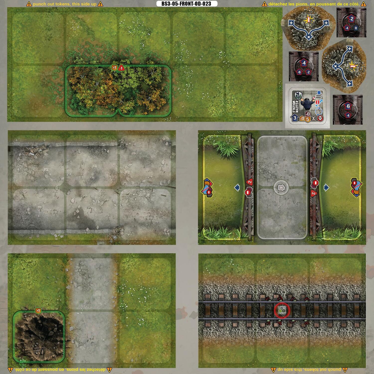 Heroes of Normandie: Battleground Set 3 - Terrain Pack Tuiles