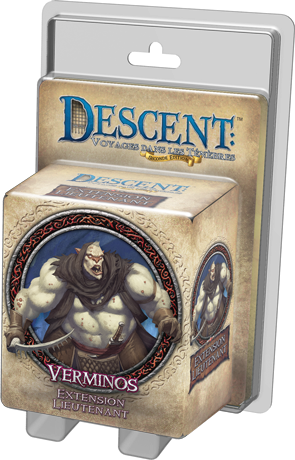 Descent: Voyages Dans les Ténèbres (Seconde Édition) - Verminos Cover Transparent