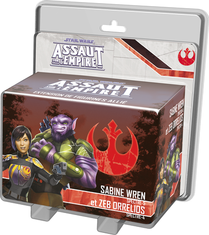 Star Wars: Assaut sur l'Empire - Sabine Wren et Zeb Orrellios Cover Transparent