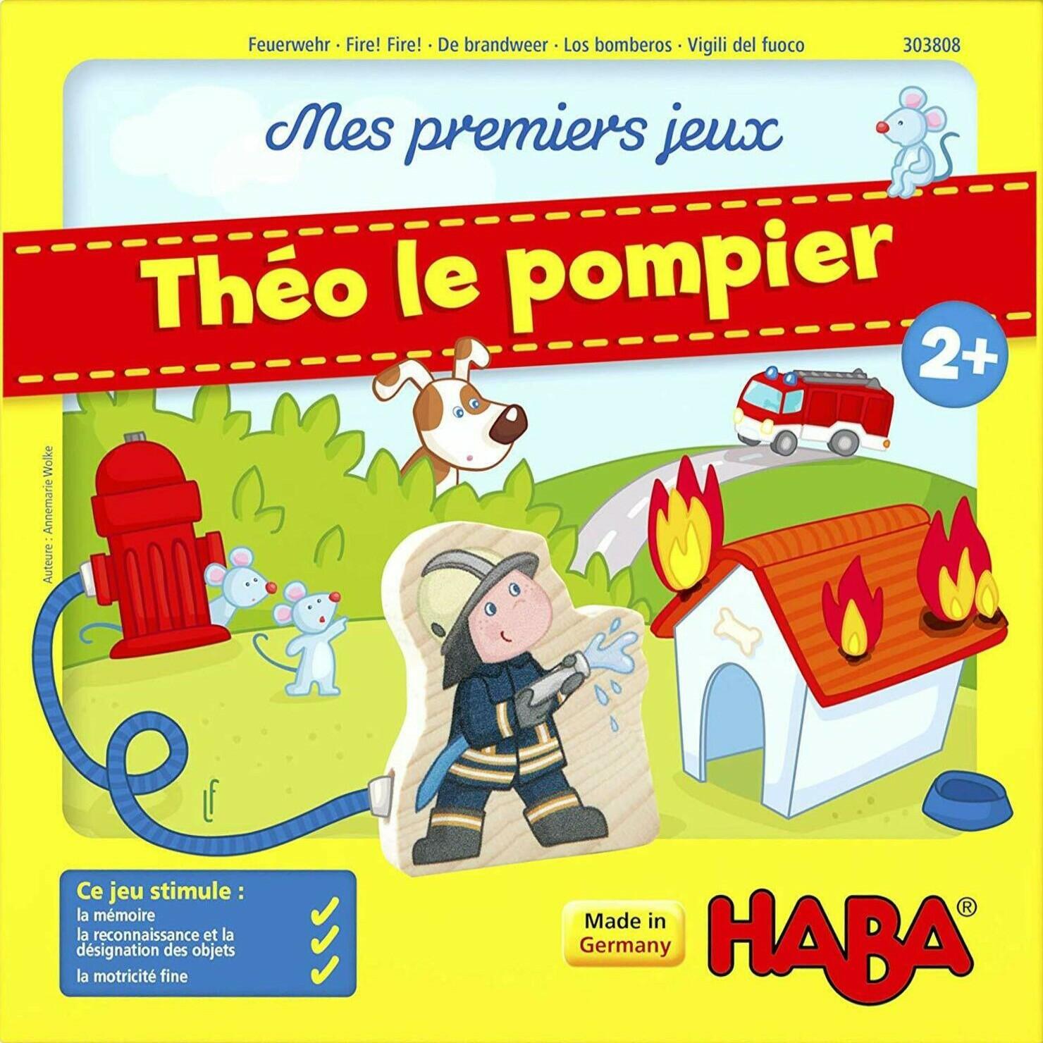 Mes Premiers Jeux: Théo le Pompier Cover