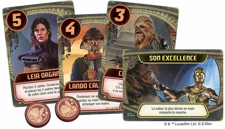 Love Letter: Le Palais de Jabba Cartes