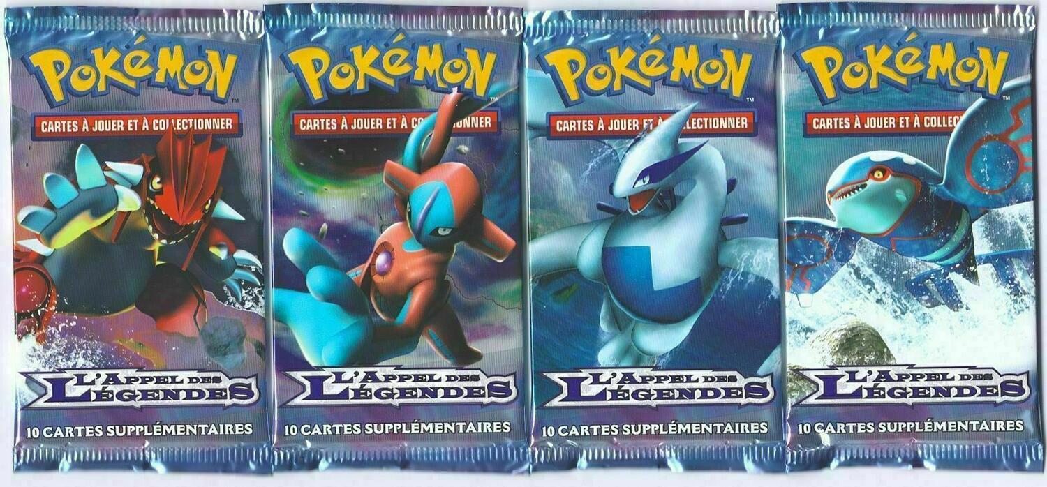Pokémon: HeartGold & SoulSilver - L'Appel des Légendes - Booster Covers