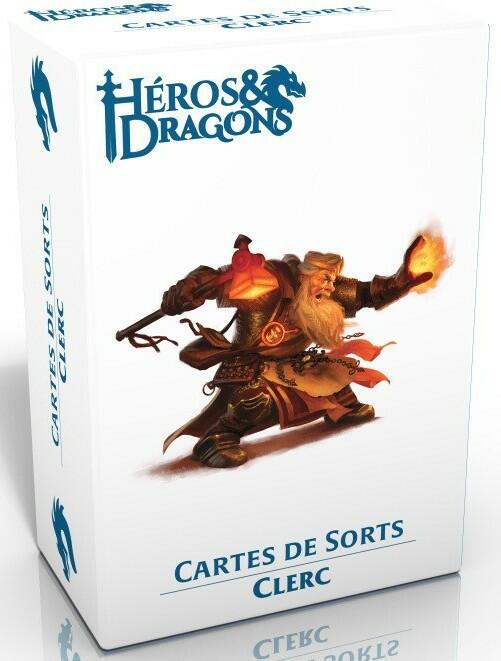 Héros & Dragons: Cartes de Sorts - Clerc Cover 3d