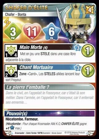 Krosmaster: Saison 04 - Outre-Tombe Carte