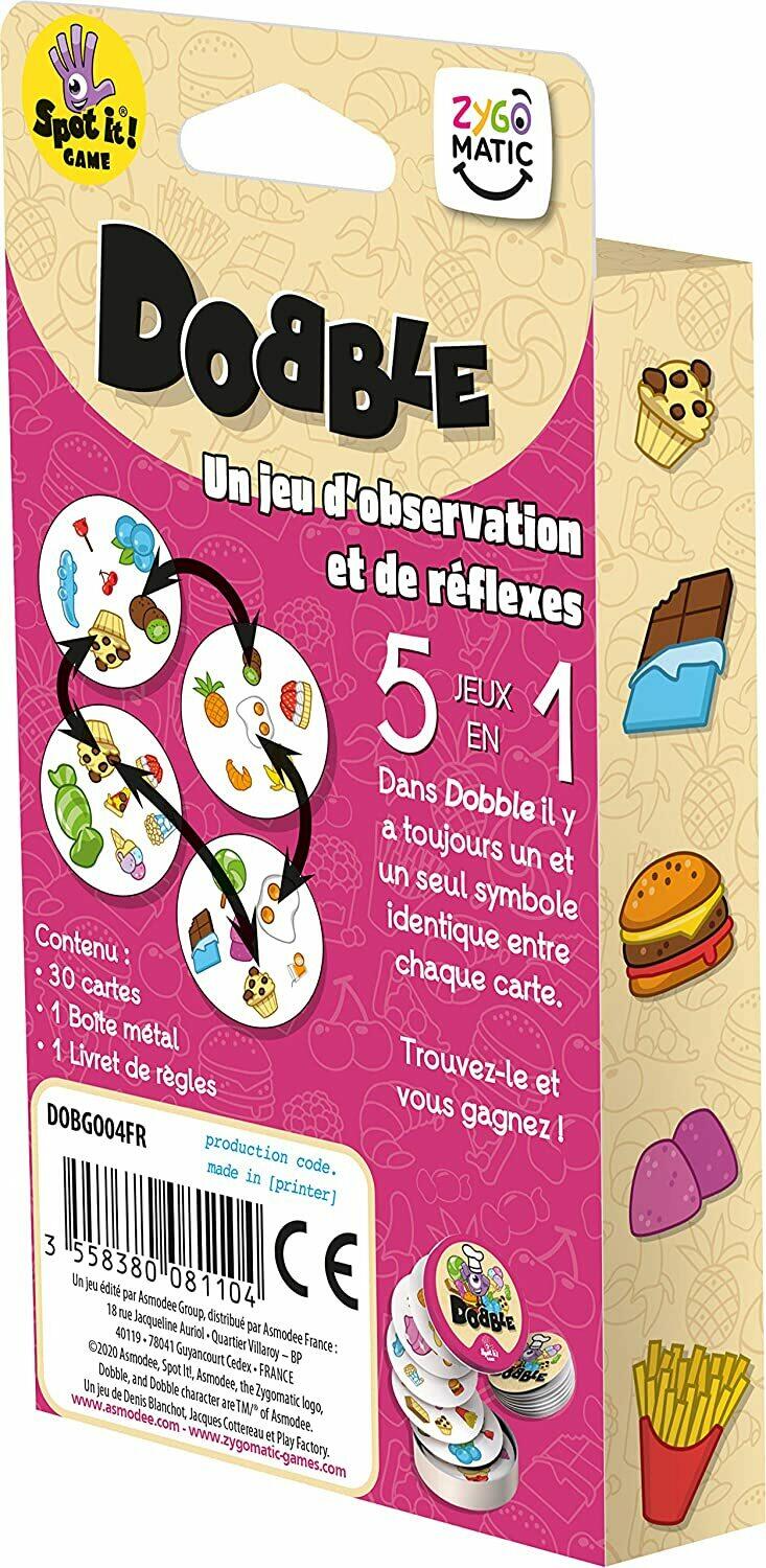 Dobble: Gourmandise Back 3d